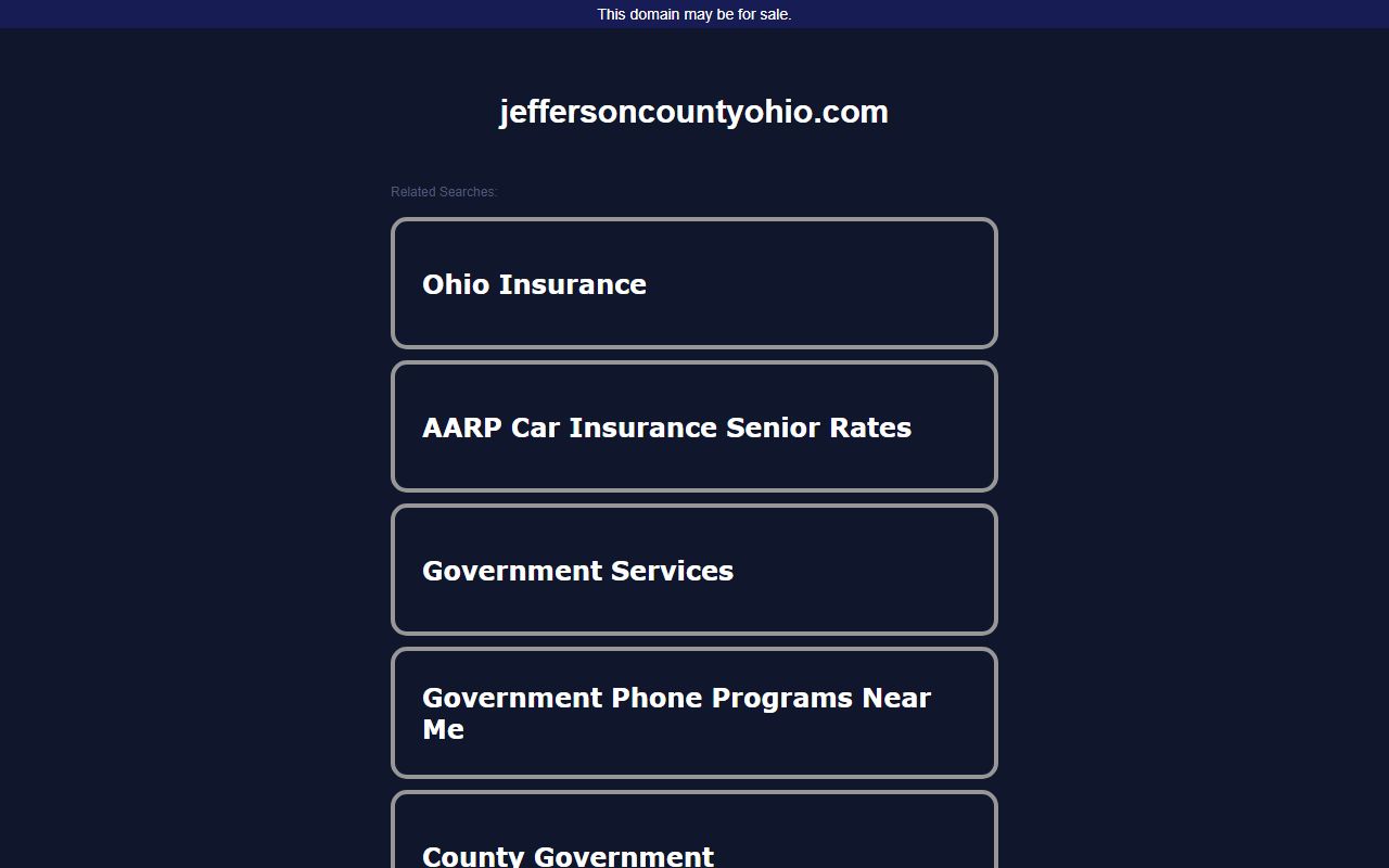 Jefferson County Ohio court docket resource page