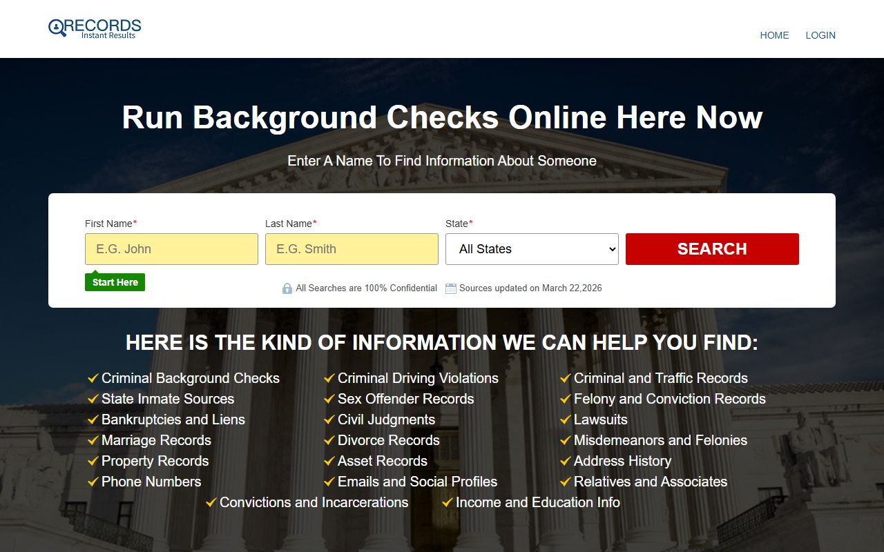 Trumbull County Clerk of Courts public records page for Warren court docket search